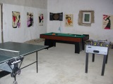 Barrusclet's well equipped games room